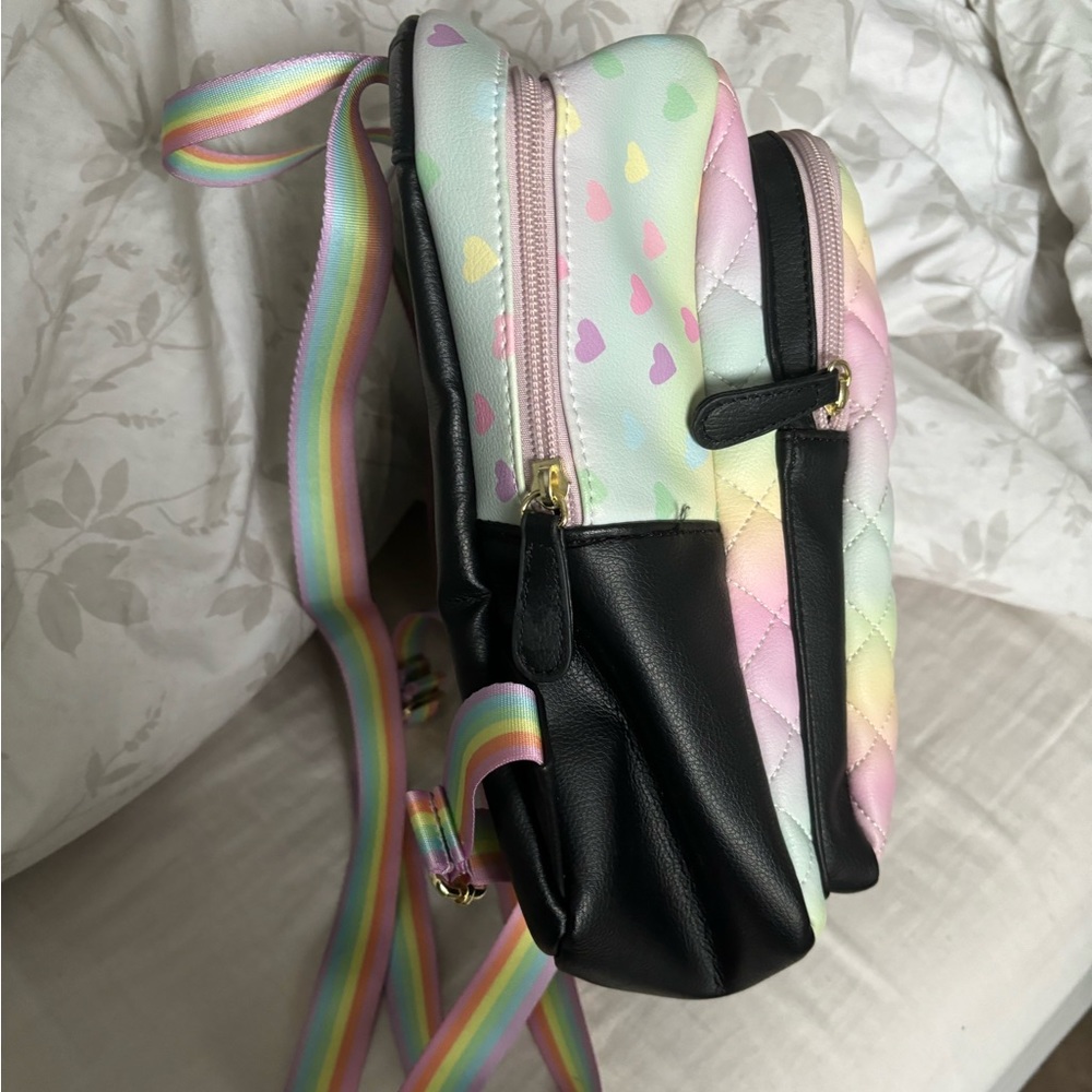 Betsy Johnson Rainbow Mini Backpack - image 4